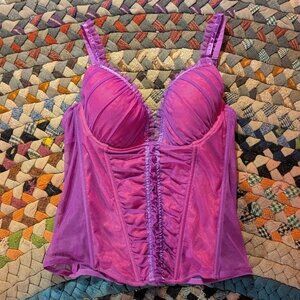 Vintage Y2K Victoria's Secret Sexy Little Things Purple Corset Top